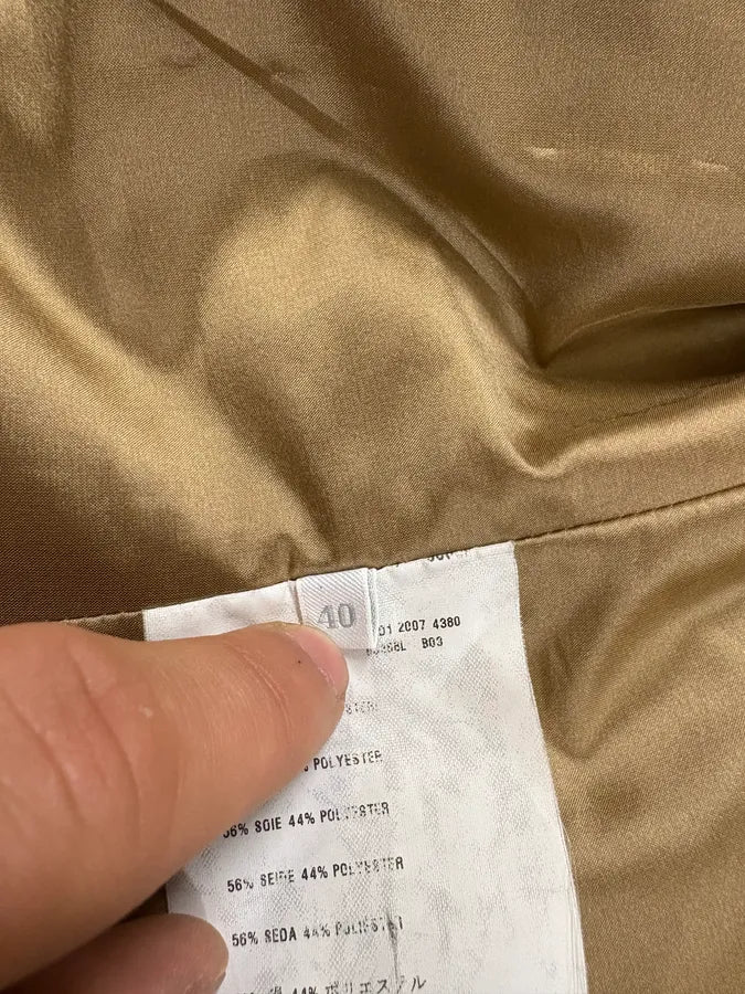 SS2007 Prada Beige Trench Coat Jacket FMkZjgQ 9