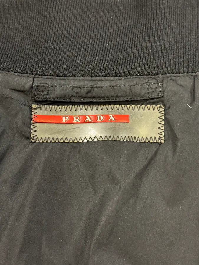 SS2007 Prada Black Nylon Bomber Jacket Afstceb 6