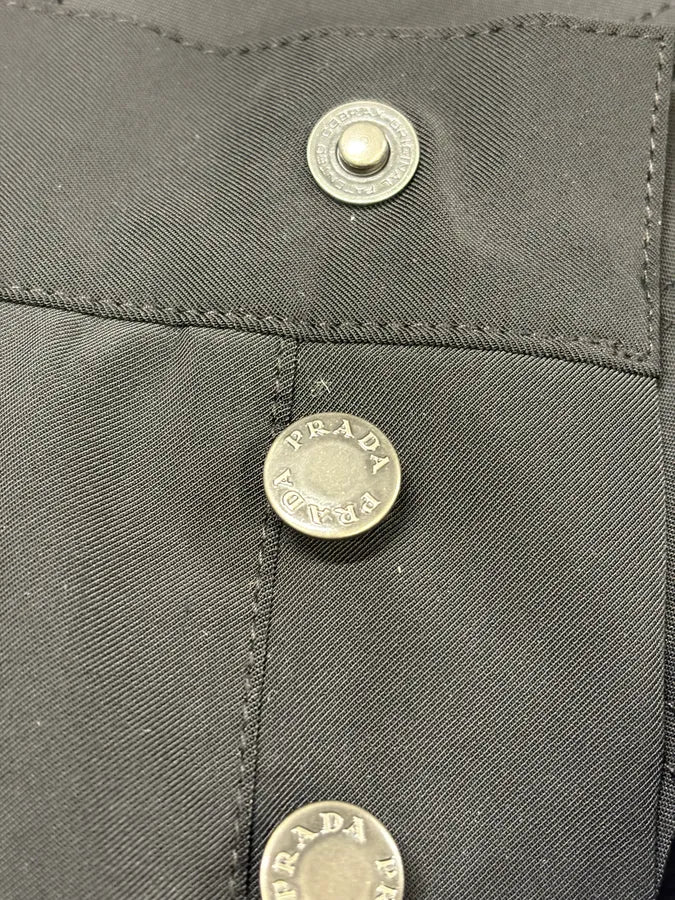 SS2007 Prada Black Obscure Pants pzFNvAa 8