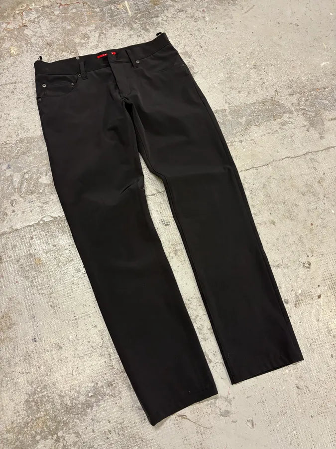 SS2007 Prada Black Obscure Pants pzFNvAa 4