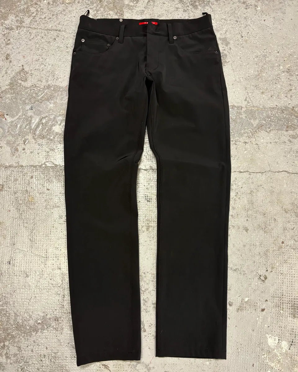 SS2007 Prada Black Obscure Pants pzFNvAa 0
