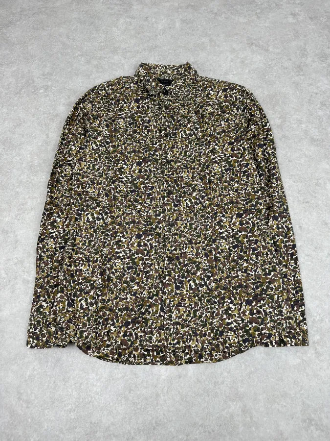 SS2007 Prada Camo Military Shirt qPqHxTd 0
