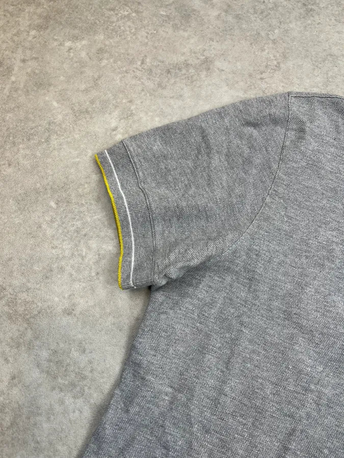 SS2007 Prada Contrast Lines Grey Polo YJCsxdF 5