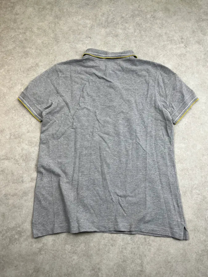 SS2007 Prada Contrast Lines Grey Polo YJCsxdF 6