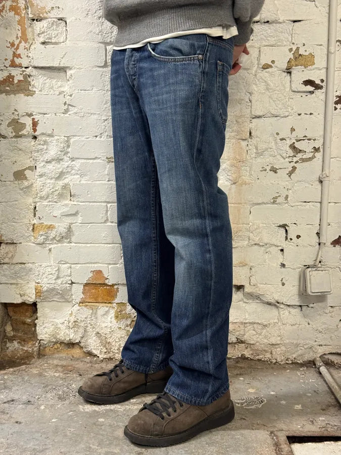 SS2007 Prada Faded Blue Denim Jeans kbSVHkx 2