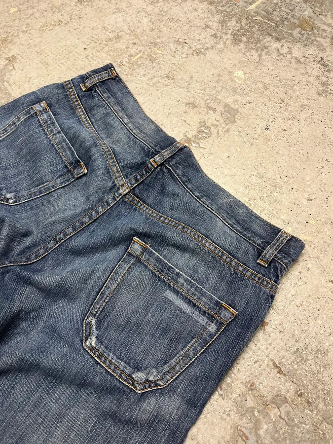 SS2007 Prada Faded Blue Denim Jeans kbSVHkx 8