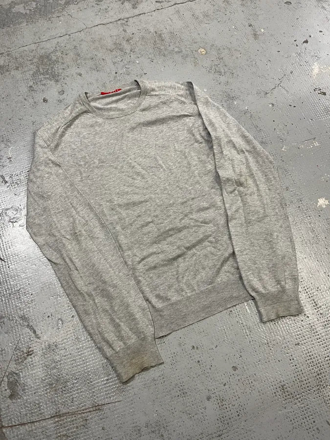 SS2007 Prada Grey Minimalist Sweater qzGaKSK 3
