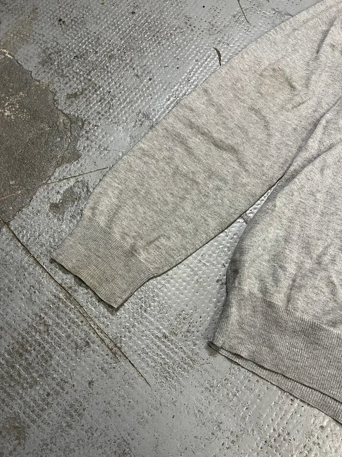 SS2007 Prada Grey Minimalist Sweater qzGaKSK 9