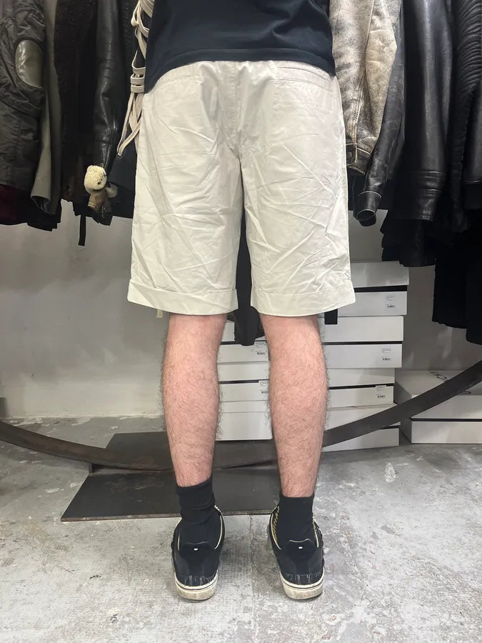SS2007 Prada Light Beige Simple Shorts NbxzMys 4