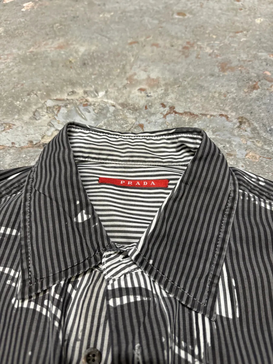 SS2007 Prada Ligth Grey Contemporary Shirt (M/L) CyJqgIP 11