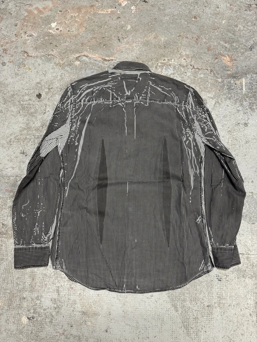 SS2007 Prada Ligth Grey Contemporary Shirt (M/L) CyJqgIP 3
