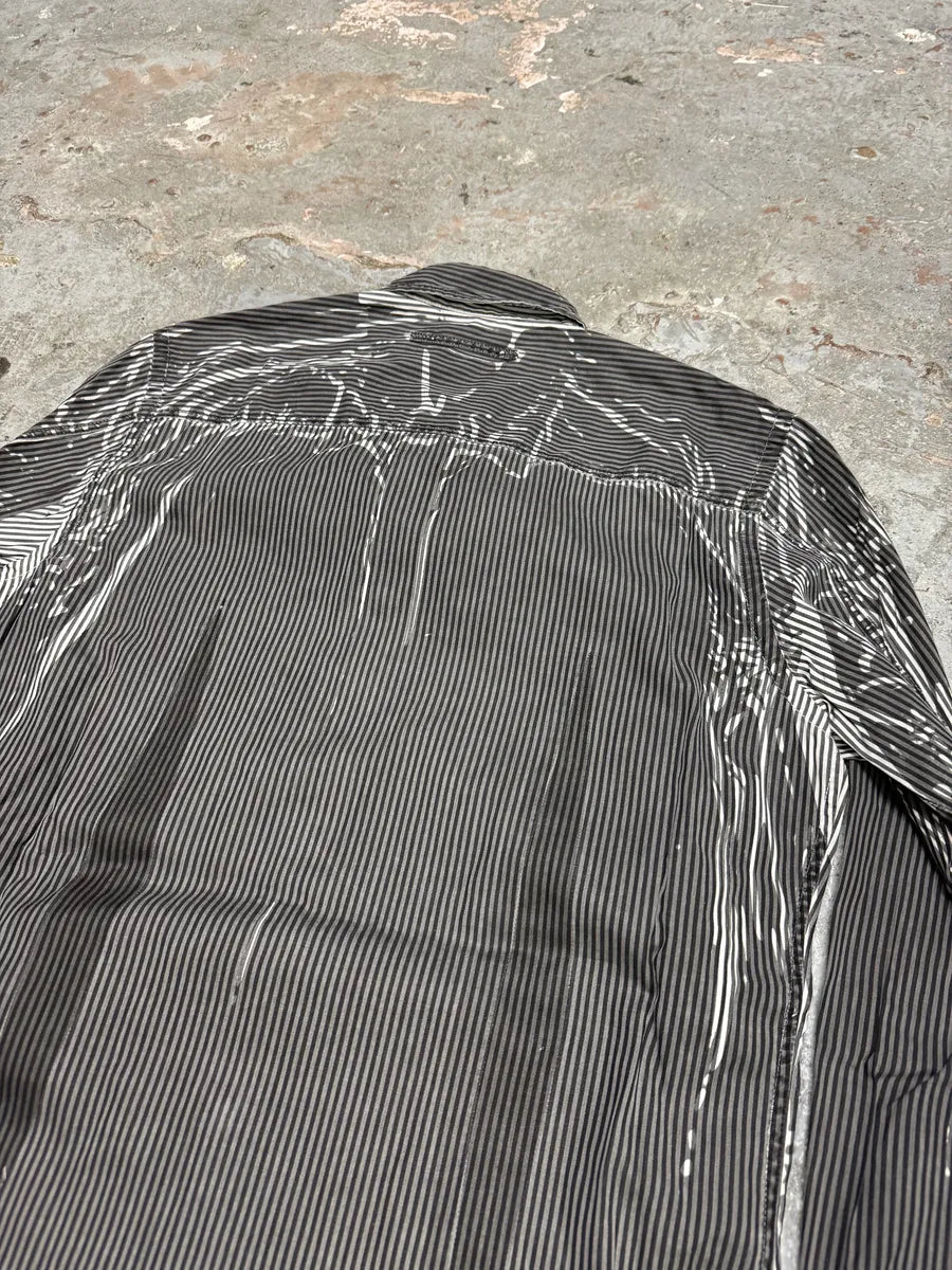 SS2007 Prada Ligth Grey Contemporary Shirt (M/L) CyJqgIP 8
