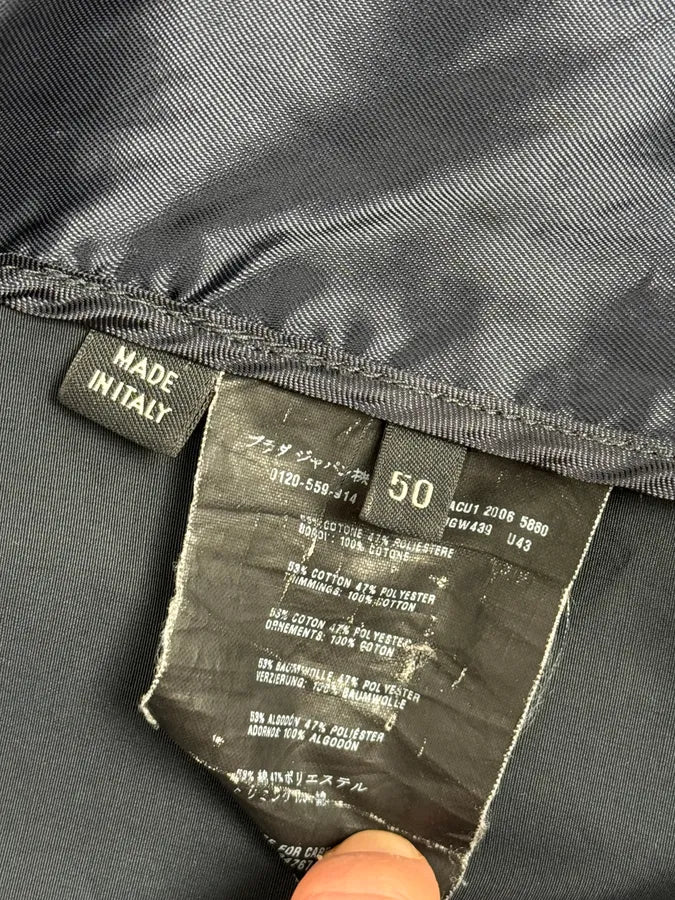 SS2007 Prada Navy Classy Jacket KNrsTHU 10