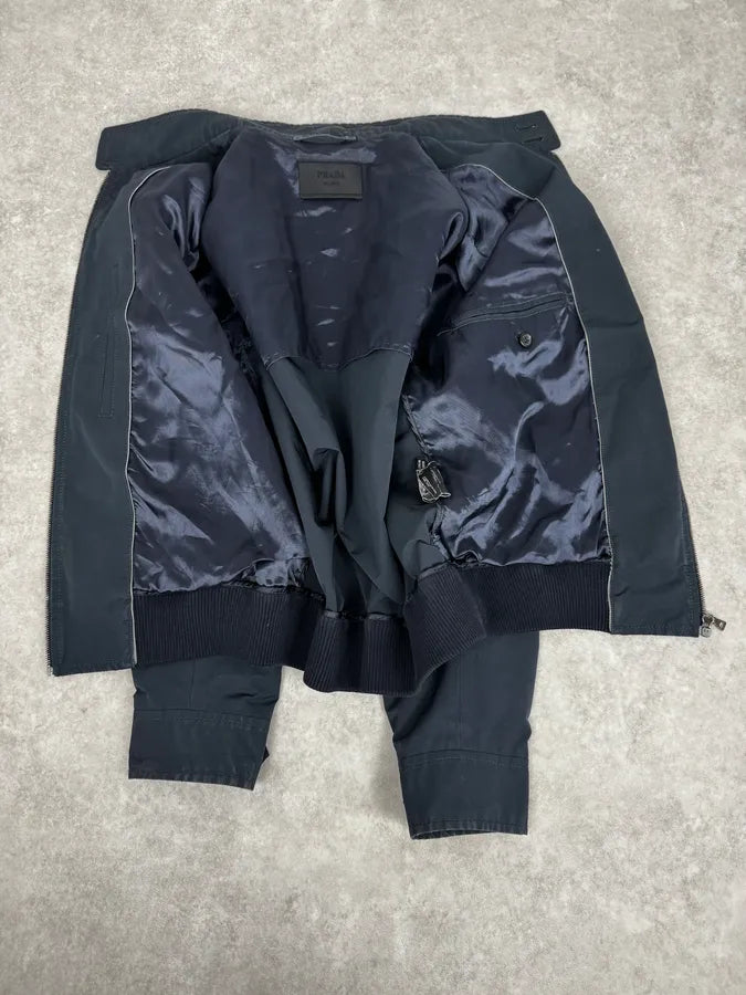 SS2007 Prada Navy Classy Jacket KNrsTHU 6