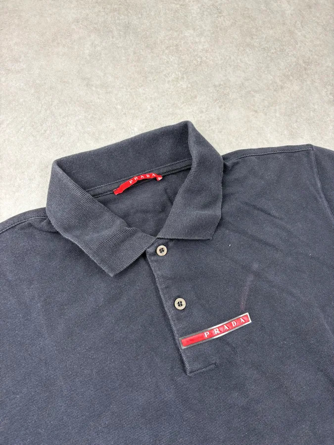 SS2007 Prada Navy Linea Rossa Propaganda Polo jDYHhqL 4