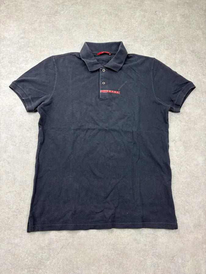 SS2007 Prada Navy Linea Rossa Propaganda Polo jDYHhqL 0