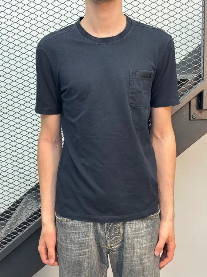 SS2007 Prada Navy Pocket T-Shirt hEiuDun 1