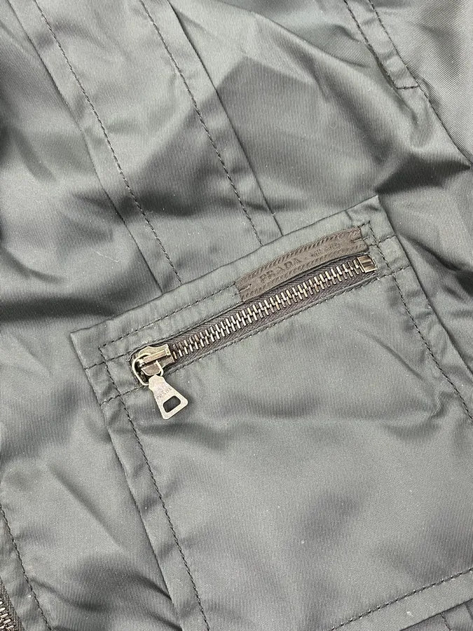 SS2007 Prada Fir Green Nylon Cargo Light Jacket JBwpLEO 10