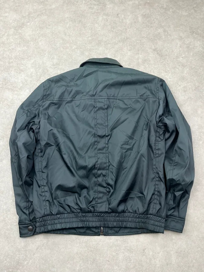 SS2007 Prada Fir Green Nylon Cargo Light Jacket JBwpLEO 5