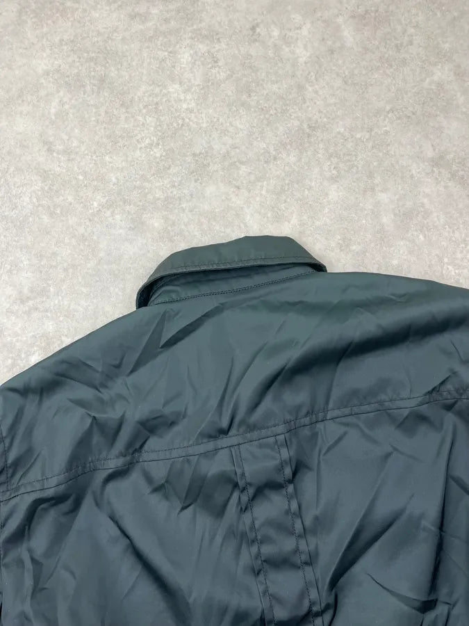 SS2007 Prada Fir Green Nylon Cargo Light Jacket JBwpLEO 6