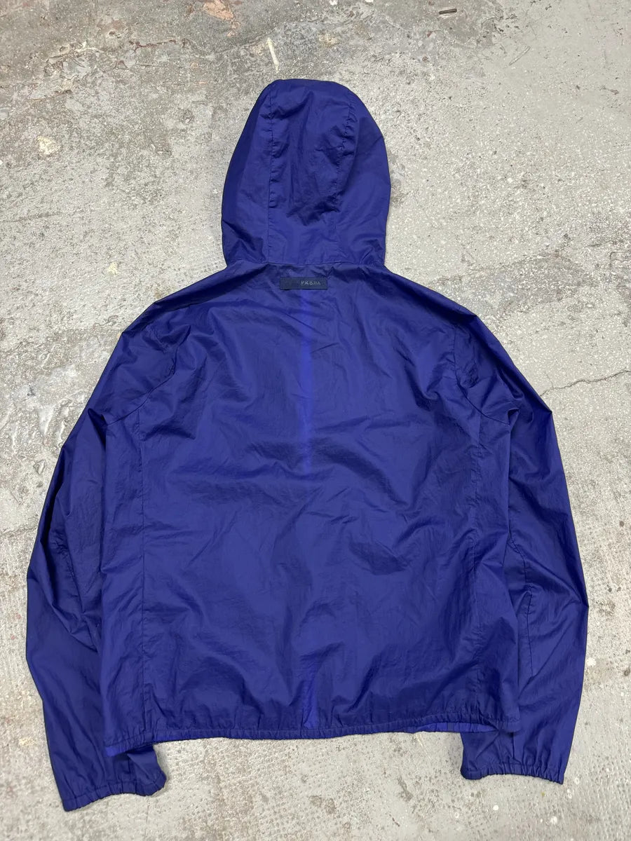 SS2007 Prada Royal Blue Light Tactical Hooded Nylon Jacket HQtaGtM 1