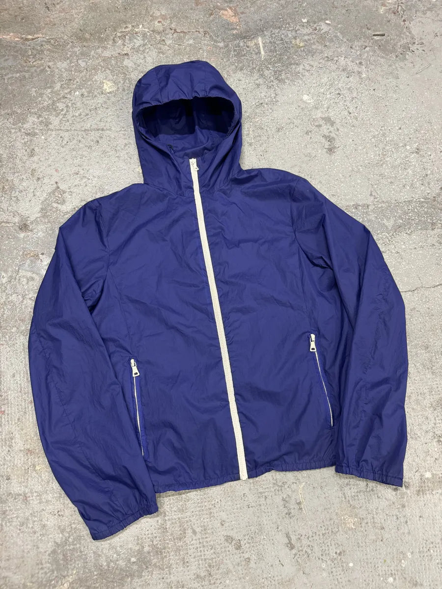 SS2007 Prada Royal Blue Light Tactical Hooded Nylon Jacket (M) 4