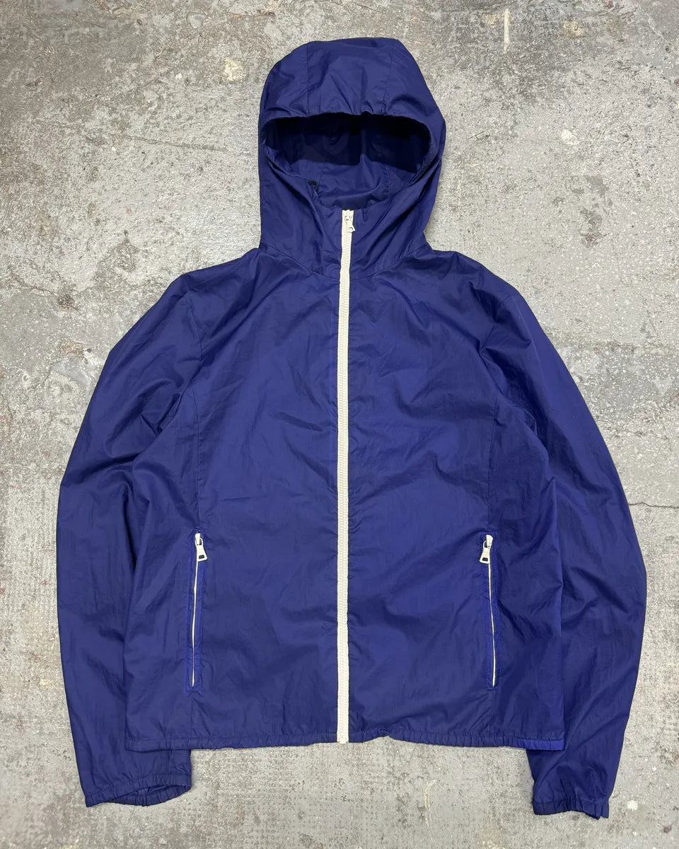 SS2007 Prada Royal Blue Light Tactical Hooded Nylon Jacket (M) 5