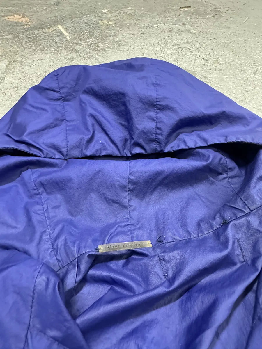 SS2007 Prada Royal Blue Light Tactical Hooded Nylon Jacket (M) 8