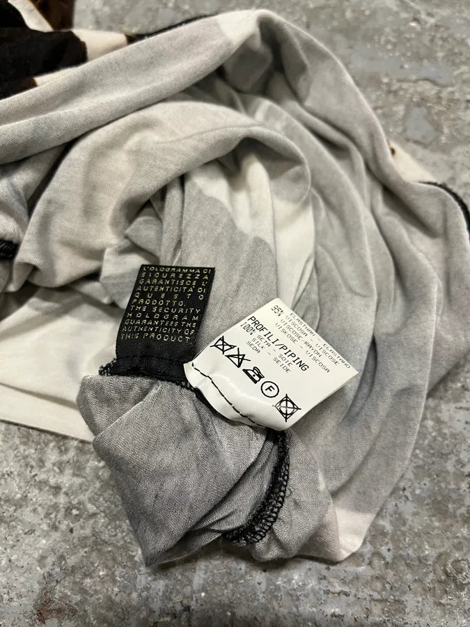 SS2007 Roberto Cavalli Cowhide Effect V Longsleeves Top NMwPJwY 6