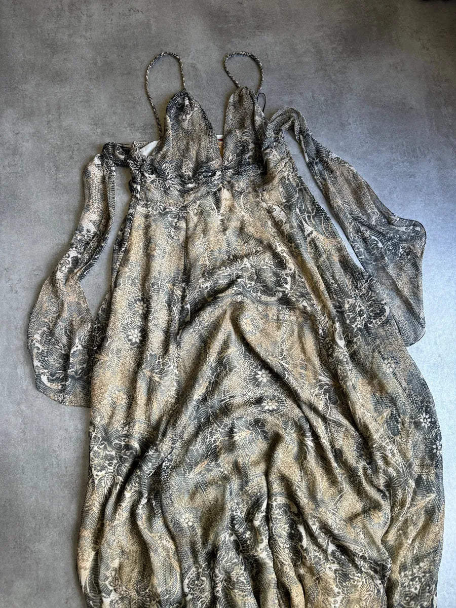 SS2007 Roberto Cavalli for H&M Silk Dress DMSVqrG 9