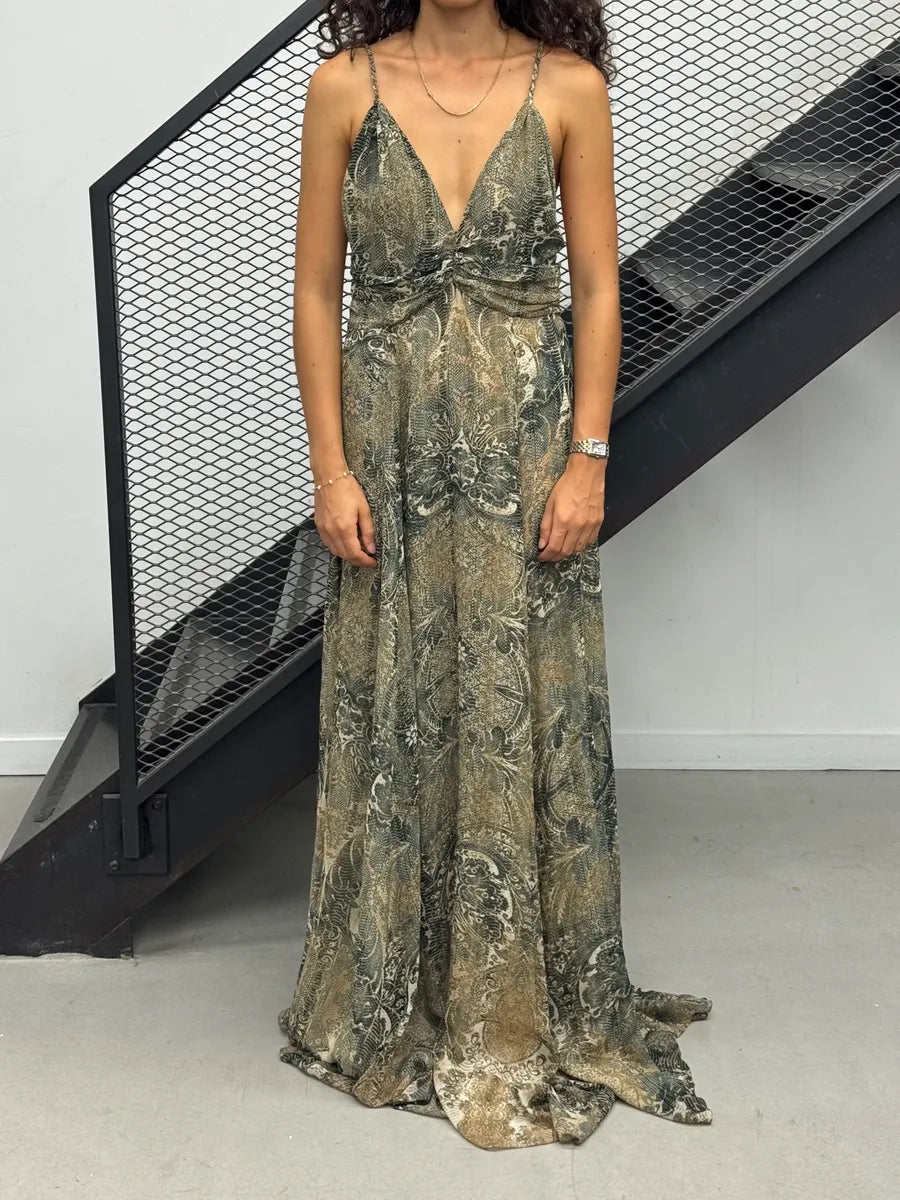 SS2007 Roberto Cavalli for H&M Silk Dress DMSVqrG 1