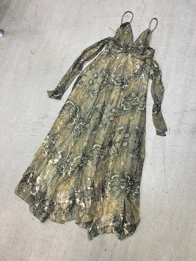 SS2007 Roberto Cavalli for H&M Silk Dress DMSVqrG 5