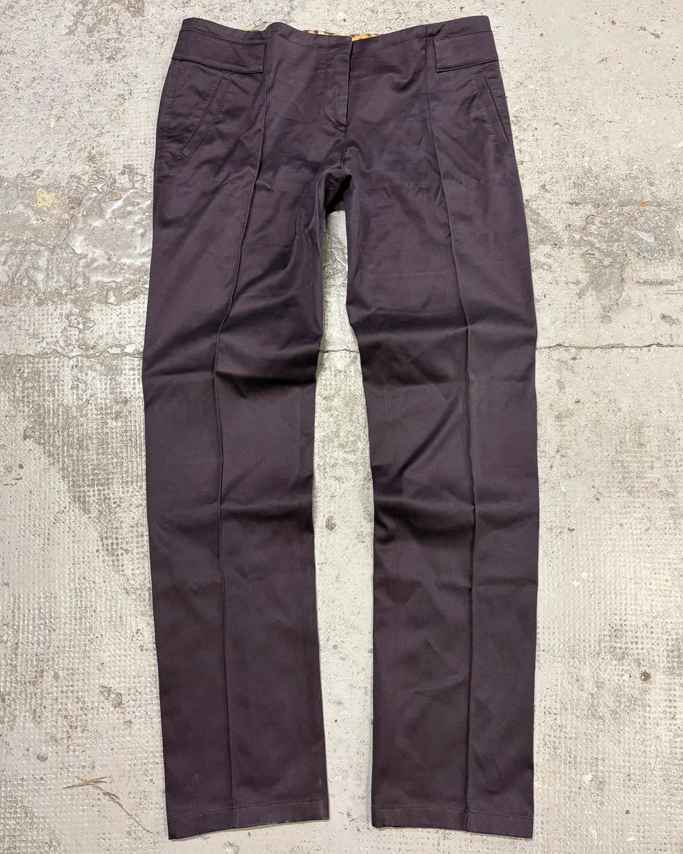 SS2007 Roberto Cavalli Navy Classy Pants ijEXSGS 0