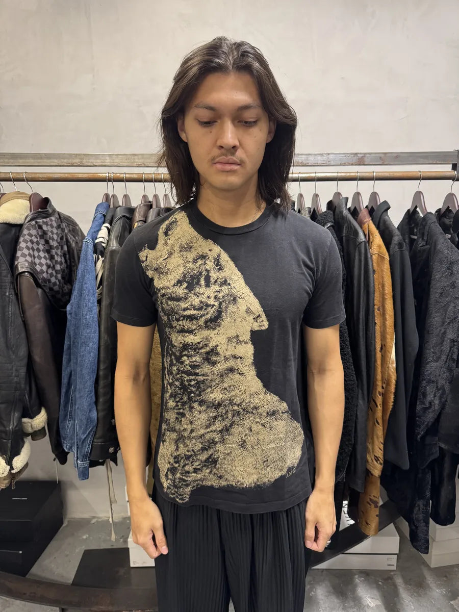 SS2008 Alexander Mcqueen Black Wolf T-Shirt zJfUPVp 1