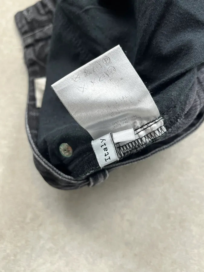 SS2008 Balenciaga Slim Black Faded Denim Jeans gWQXxMg 12