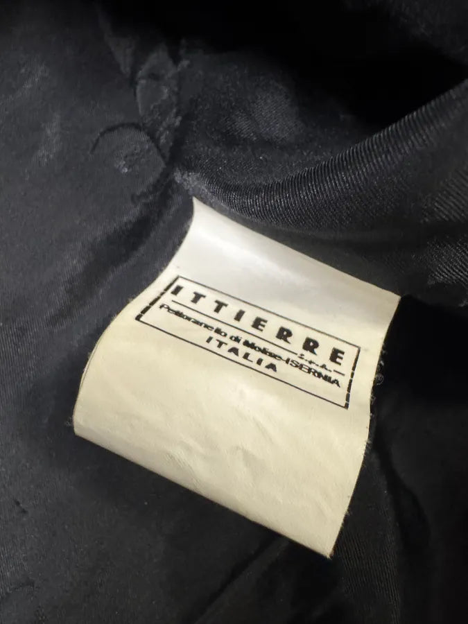 SS2008 Cavalli Moto Biker Black Leather Jacket (L/XL) rREfMMQ 10