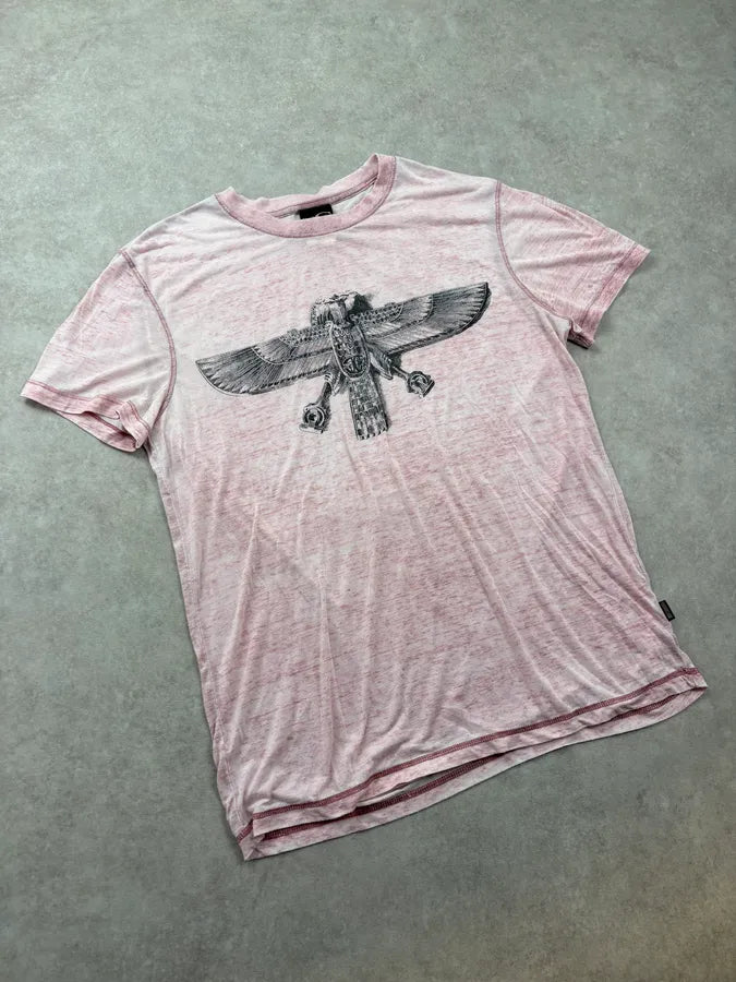 SS2008 Cavalli Pink Eagle Totem T-Shirt hFbSbse 3
