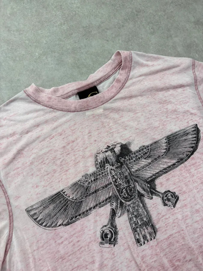 SS2008 Cavalli Pink Eagle Totem T-Shirt hFbSbse 4