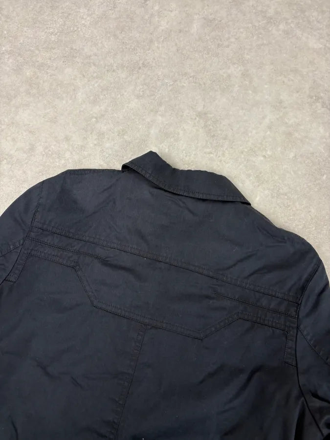 SS2008 Dior Navy Light Trucker Jacket by Kris Van Assche UDPqFVi 6