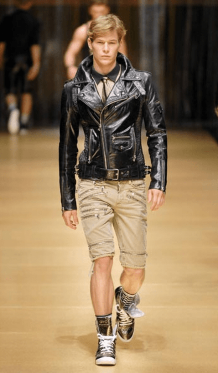 SS2008 Dolce & Gabbana Beige Multi-Zip Shorts fmiAtmb 1