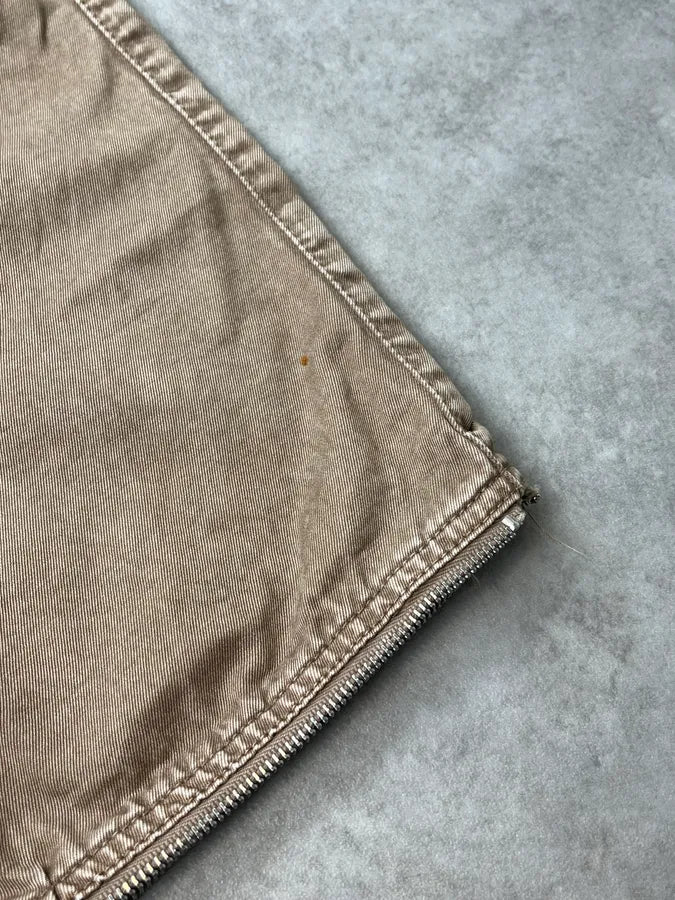 SS2008 Dolce & Gabbana Beige Multi-Zip Shorts fmiAtmb 7