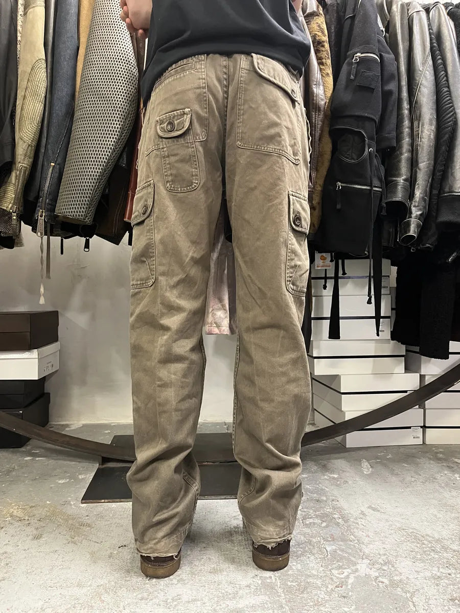 SS2008 Dolce & Gabbana Brown Faded Multi Pockets Pants tdaxkBG 2