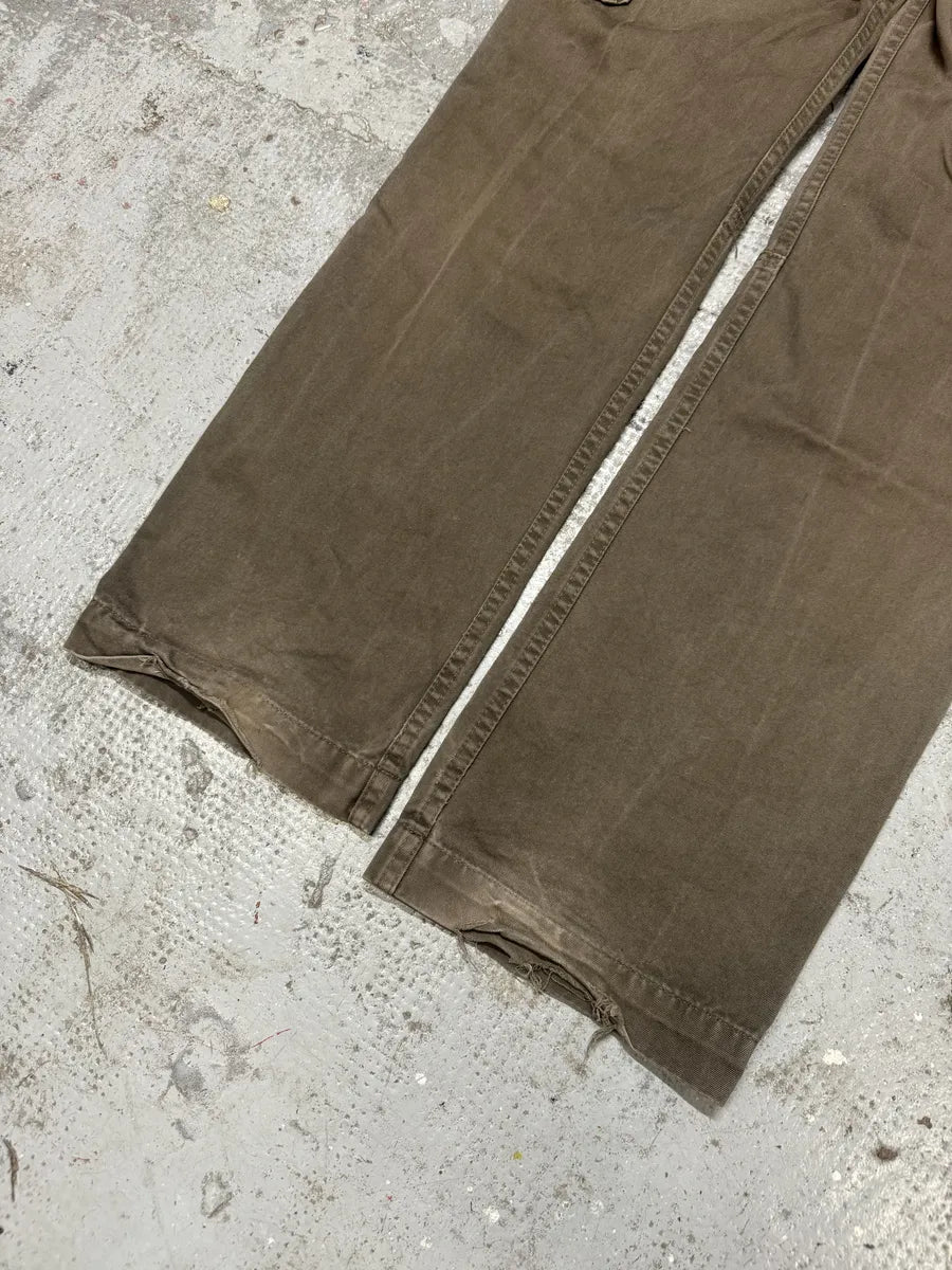 SS2008 Dolce & Gabbana Brown Faded Multi Pockets Pants tdaxkBG 5