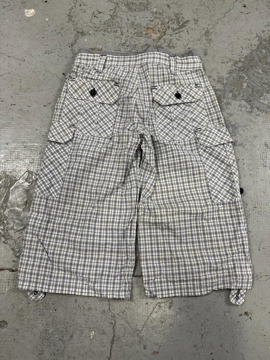 SS2008 Dolce & Gabbana Checkered White Shorts GgILAXY 4