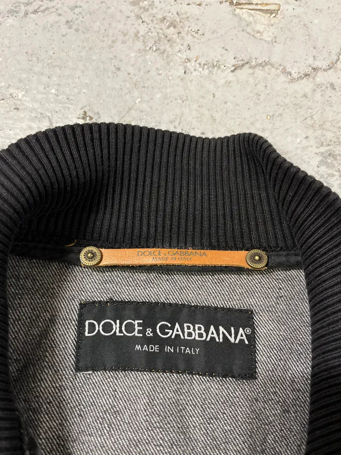 SS2008 Dolce & Gabbana Grey Denim Jacket (M/L) 2