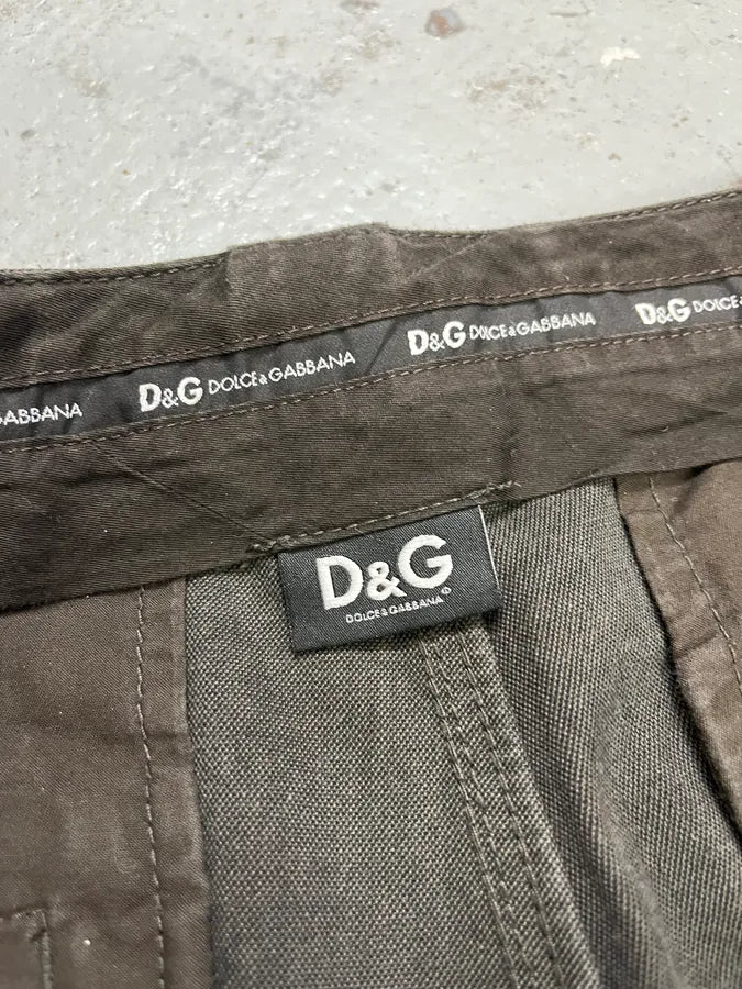 SS2008 Dolce & Gabbana Multi-Pocket Cargo Grey Pants UpLnlSn 11