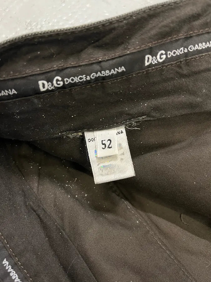 SS2008 Dolce & Gabbana Multi-Pocket Cargo Grey Pants UpLnlSn 12