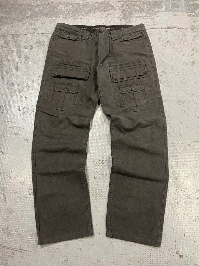 SS2008 Dolce & Gabbana Multi-Pocket Cargo Grey Pants UpLnlSn 4