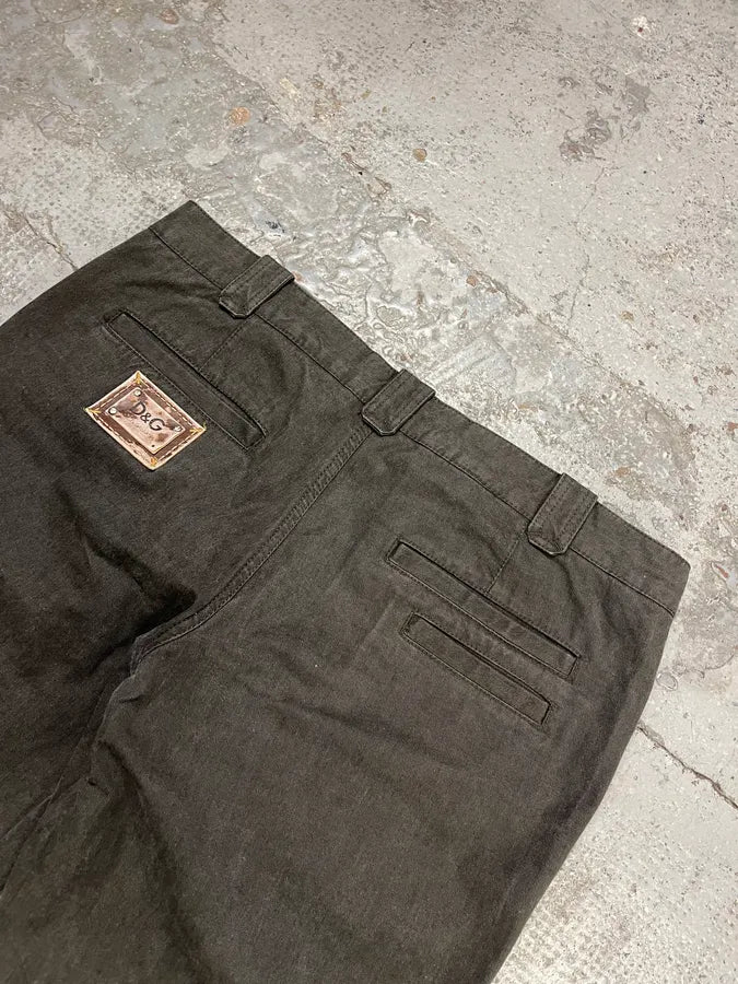 SS2008 Dolce & Gabbana Multi-Pocket Cargo Grey Pants UpLnlSn 8