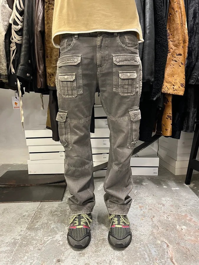 SS2008 Dolce & Gabbana Multi Pockets Grey Pants KdrjyPM 1